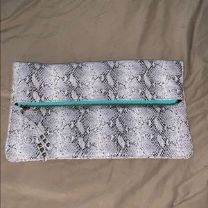 American eagle snake skin clutch